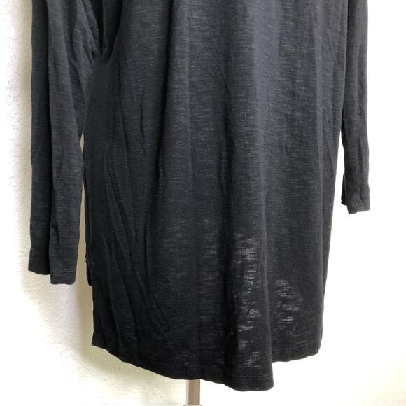 Anthropologie Dolan black burnout sheer button down top size Medium - Picture 7 of 14